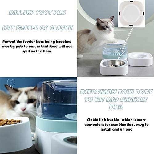 A spill proof cat water bowl is one that has a heavy base and a low center of gravity, making it difficult for your cat to tip it over.