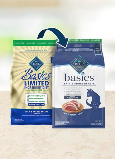 Blue Buffalo Basics Limited Ingredient Cat Food is a good choice for cats with allergies or sensitivities.