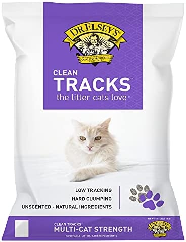 Dr. Elsey's Clean Tracks Cat Litter is the best non-tracking cat litter because it is made with a special blend of clay that prevents the litter from sticking to your cat's paws.