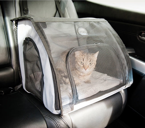 If you are going to travel with your cat in the car, it is important to choose the right carrier.