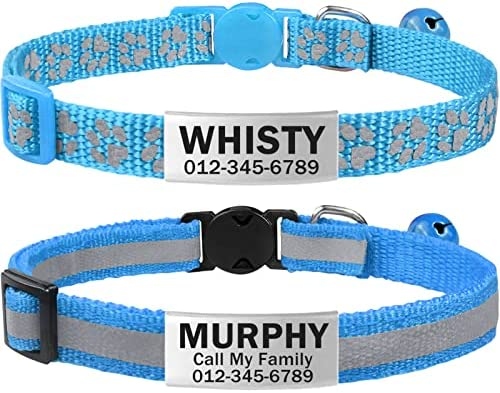 If you're looking for a personalized breakaway cat collar, we've got the best options for you and your feline friend.