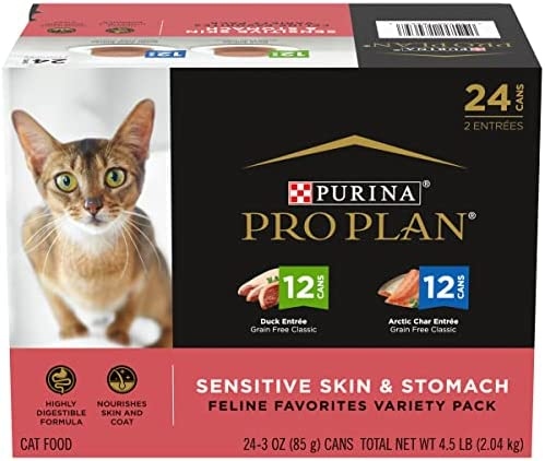 If you're looking for the best overall wet food for your cat, you can't go wrong with Purina Pro Plan Focus.
