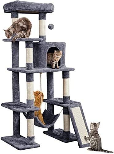 It's the perfect height for most cats to stretch and scratch, and it's also tall enough to provide a good view of the room. A 36 inch tall cat tree is a great choice for a number of reasons. Plus, it's a great size for a small space.