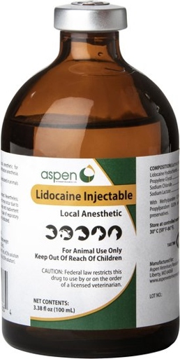Lidocaine is a local anesthetic that is commonly used in humans, but can also be used in cats.
