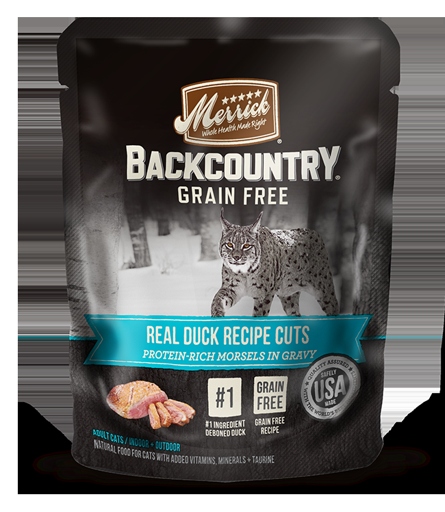 Merrick Backcountry cat food contains high-quality ingredients that are perfect for your cat's diet.