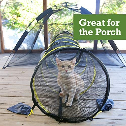 Outback Jack Outdoor Cat Enclosures are the best overall for indoor cats because they are portable and easy to set up.