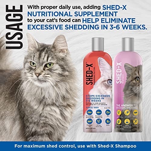 Shedding is a natural process for cats that helps them get rid of old or damaged fur.