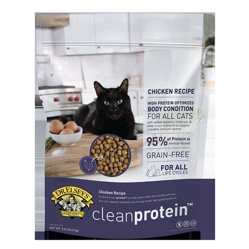 The price of Dr. Elsey's Cat Food is average compared to other brands.