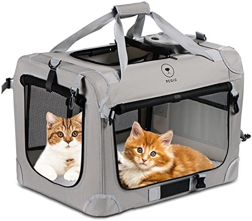 There are pros and cons to both soft-sided and hard-sided cat carriers, so it's important to choose the one that best suits your needs.